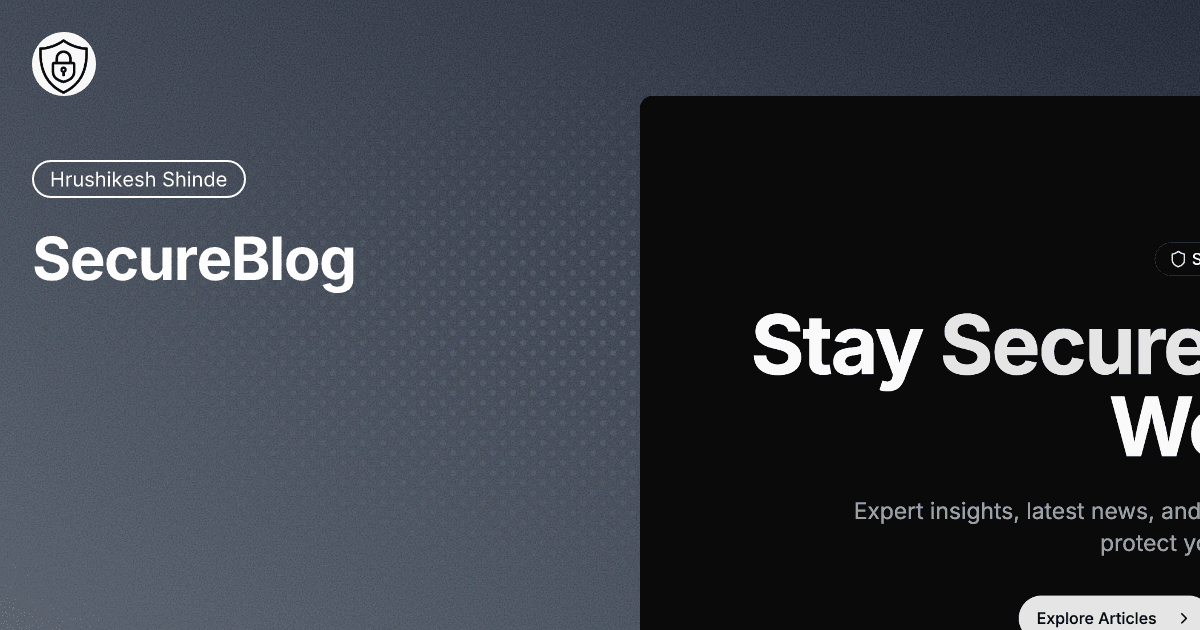 project image for SecureBlog