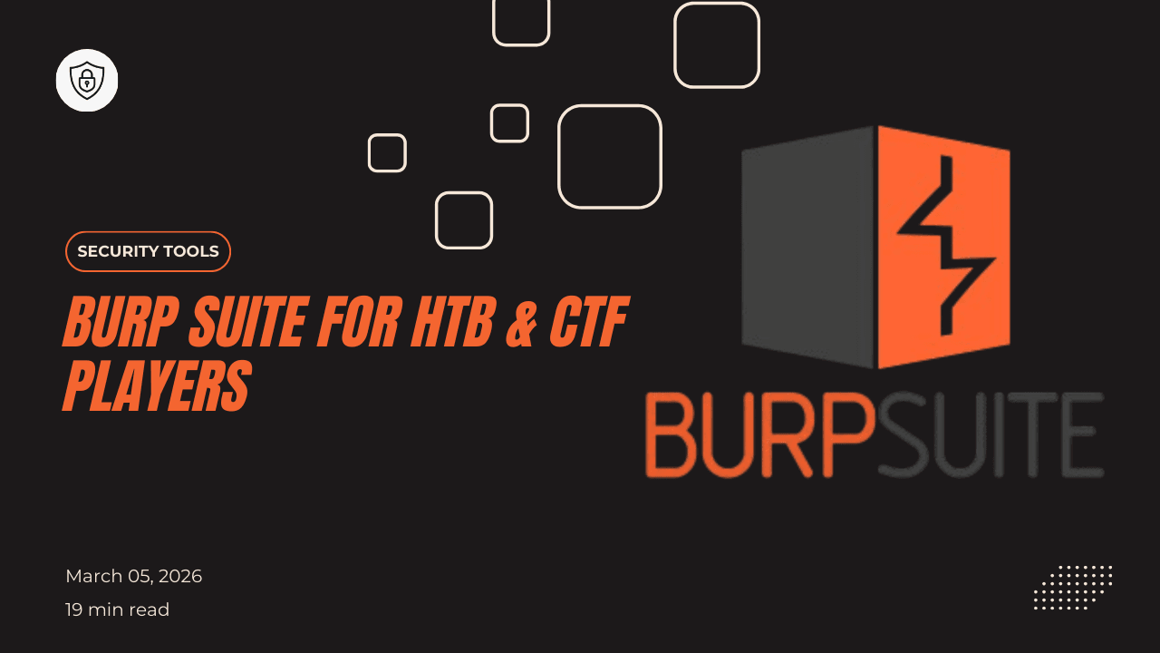 Burp Suite for HTB & CTF Players: Complete Guide (2026) Burp Suite for HTB & CTF Players: Complete Guide (2026)