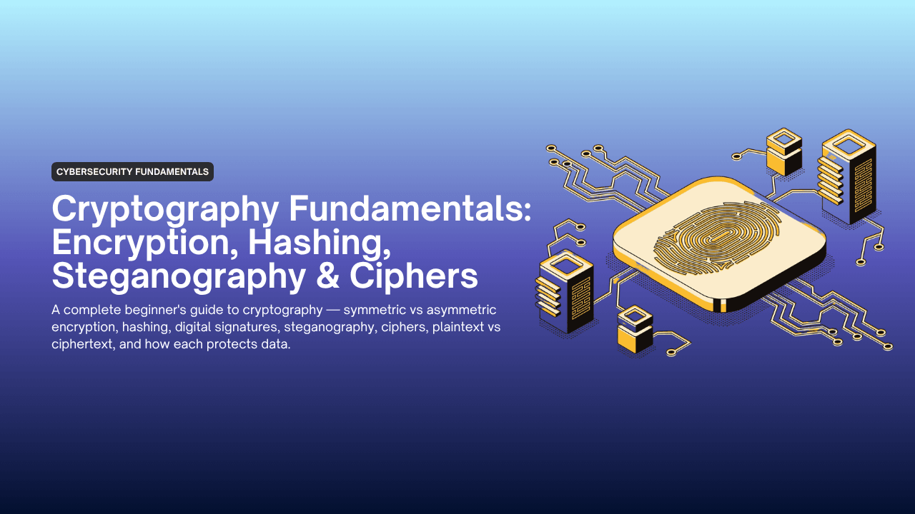 Cryptography Fundamentals: Encryption, Hashing, Steganography & Ciphers (2026)