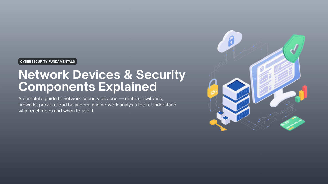 Network Devices & Security Components Explained (2026) Network Devices & Security Components Explained (2026)